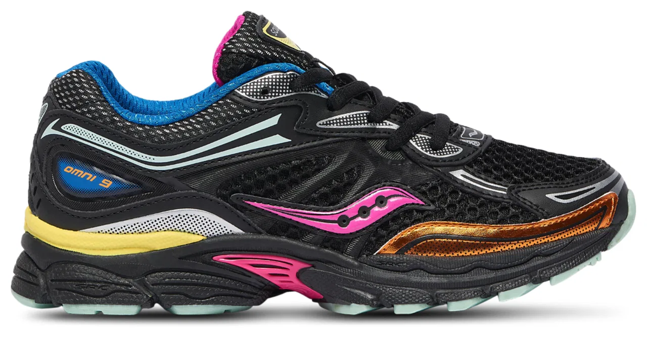 Кроссовки для мальчиков Omni 9 Saucony, цвет Black/Multi