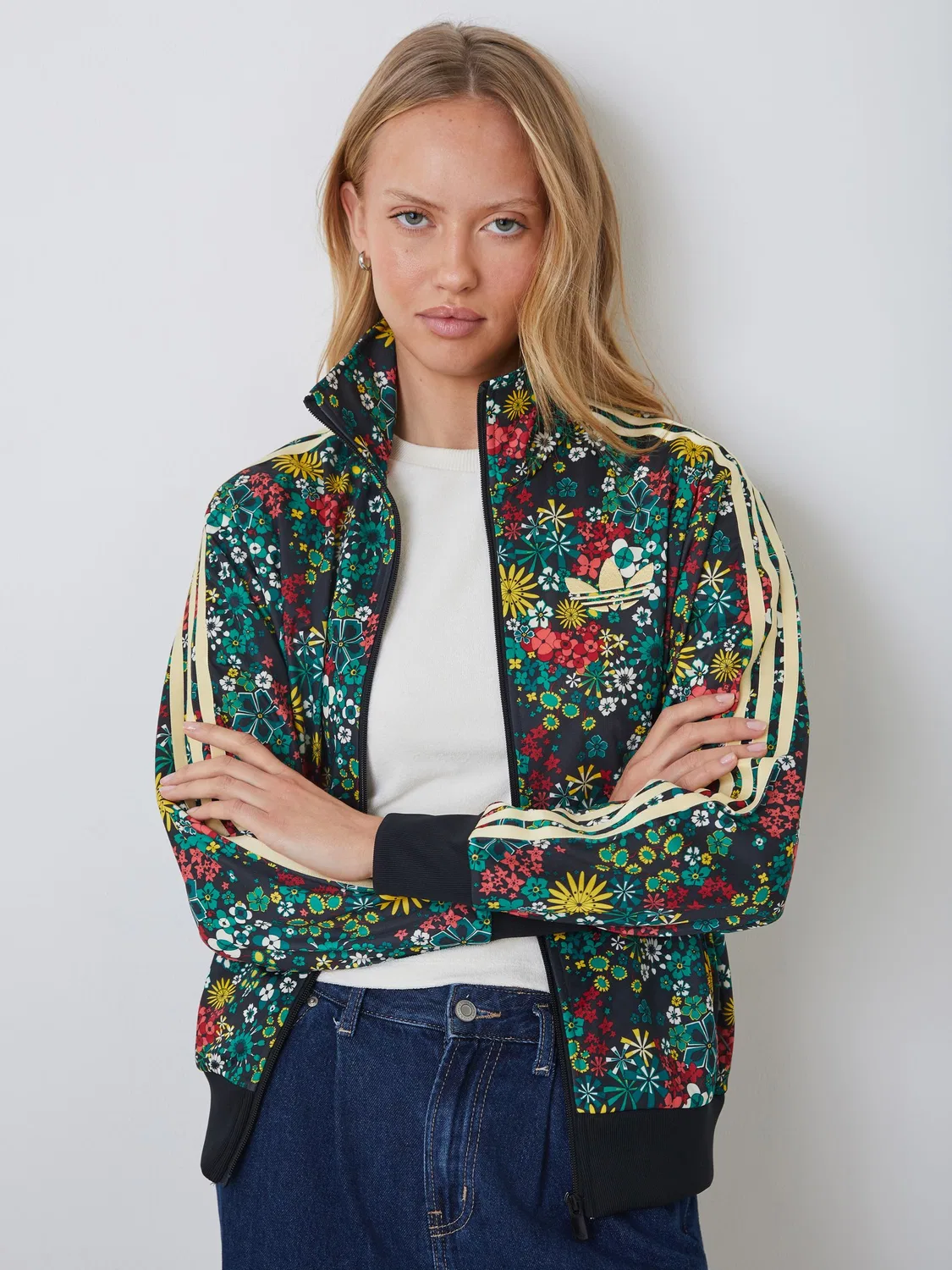 Ветровка adidas Originals x Liberty London Firebird Track Top, Black