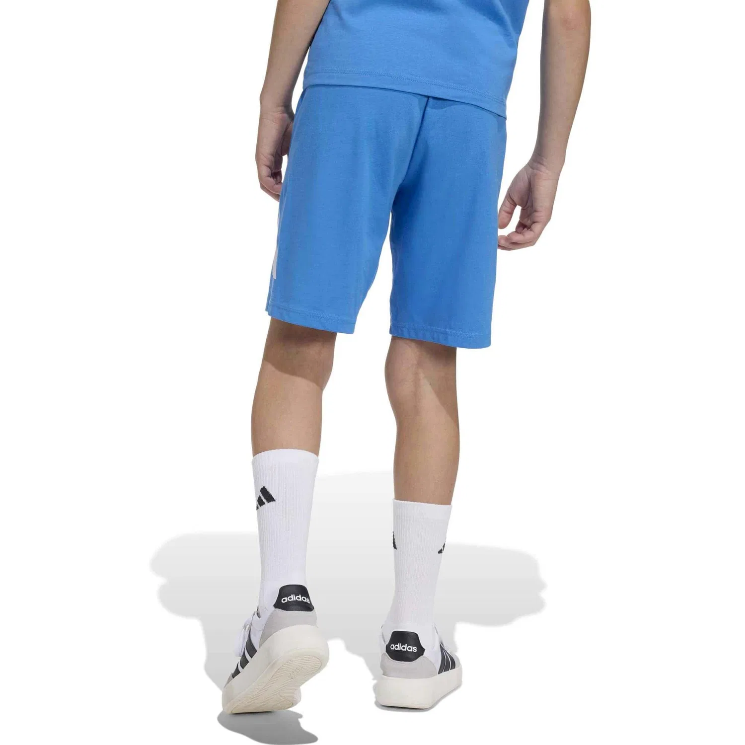 Детские шорты Adidas Sport Shorts J Bl Kn Sh 210, BLAU — фото 3