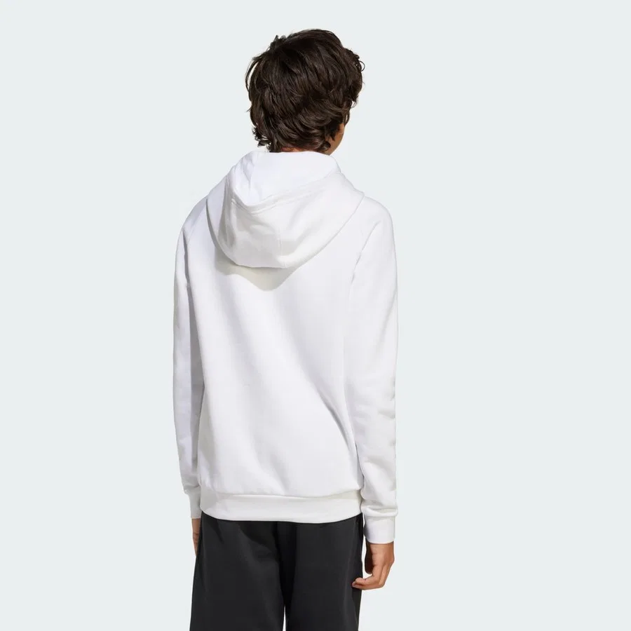 Детский худи с капюшоном из флиса Originals JC5863 adidas, Белый — фото 2