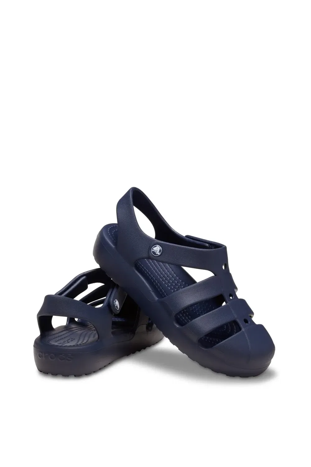 Сандалии классические рыбацкие Crocs, Navy — фото 3