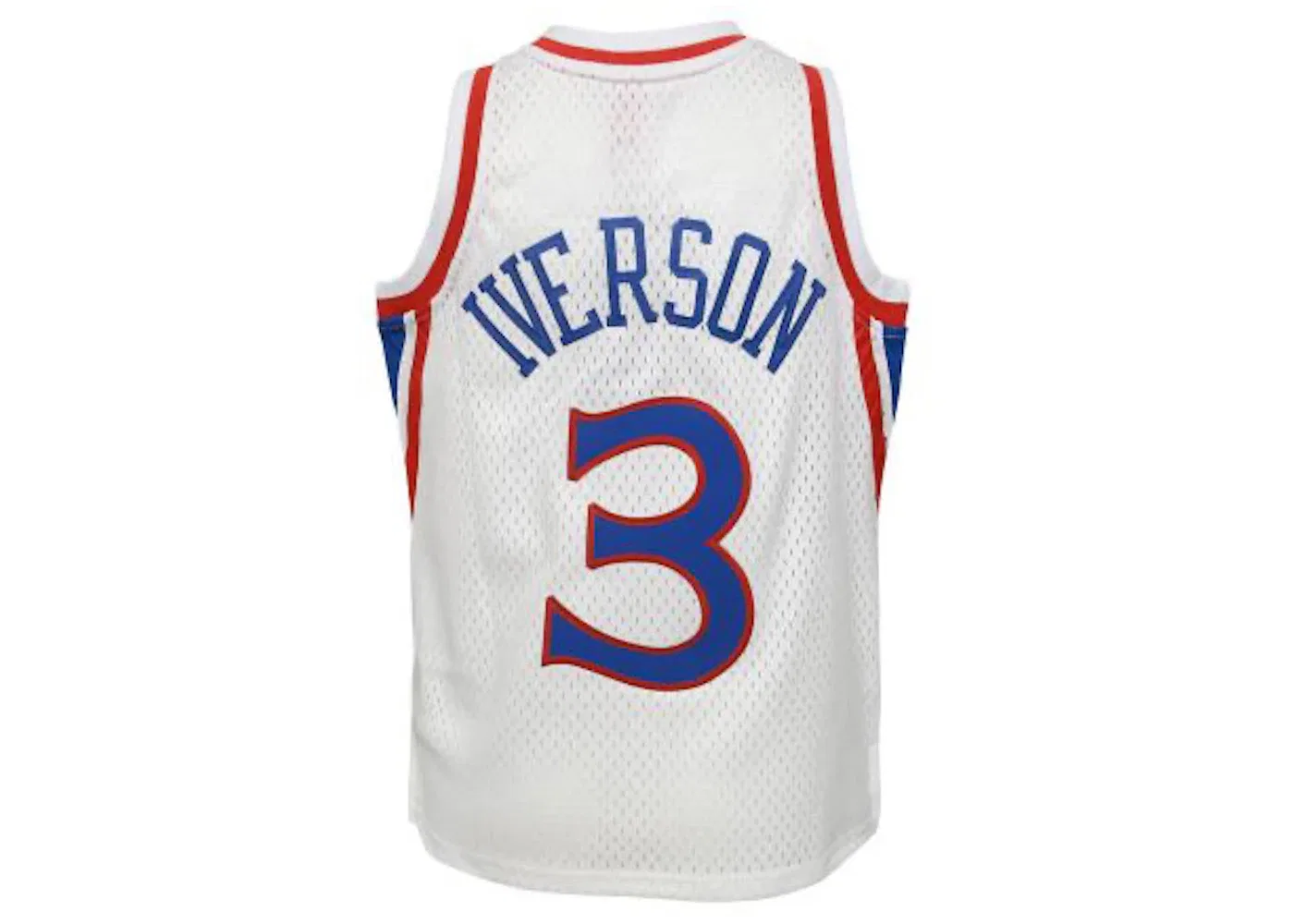 Детская джерси с длинным рукавом Allen Iverson 1996-97 Swingman Home Mitchell & Ness, White — фото 2