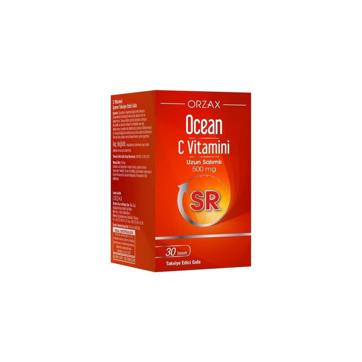 

Витамин C-Sr Ocean Extended Release, 30 таблеток