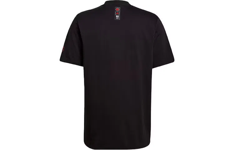 Футболка с принтом Mufc Cny Tee Adidas, черный