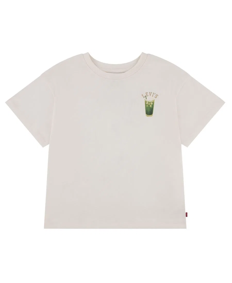 Футболка оверсайз с коротким рукавом Matcha Levi's, Egret