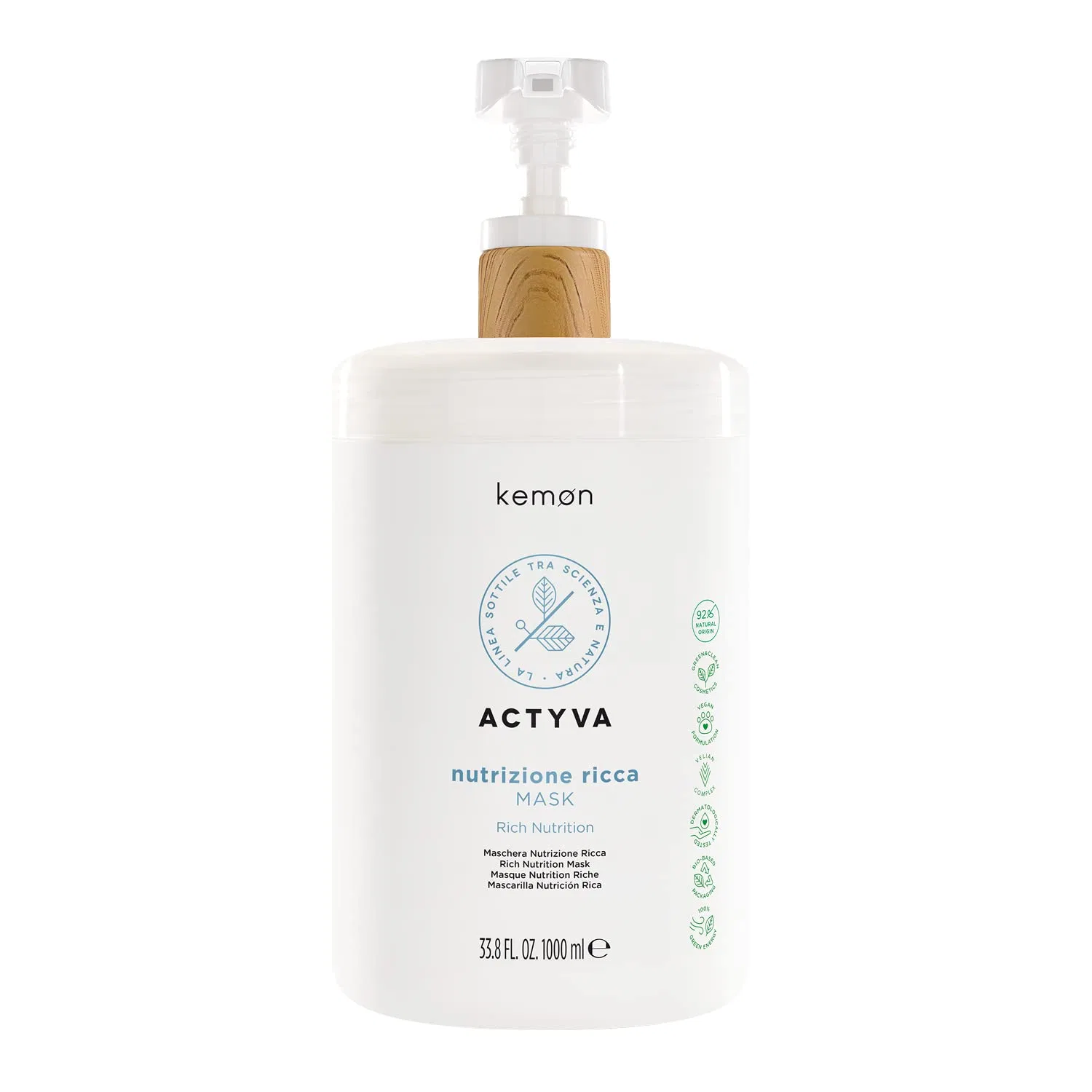 Маска Kemon Actyva Nutrizione Ricca, 1000 мл Kemon
