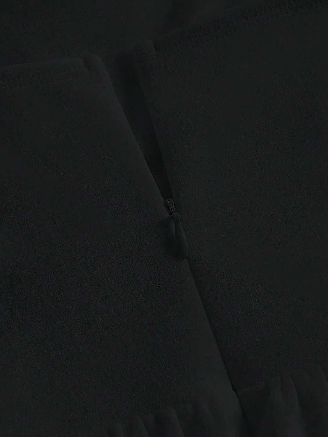 Женское короткое cami платье на бретелях с защипами на талии, Black — фото 3