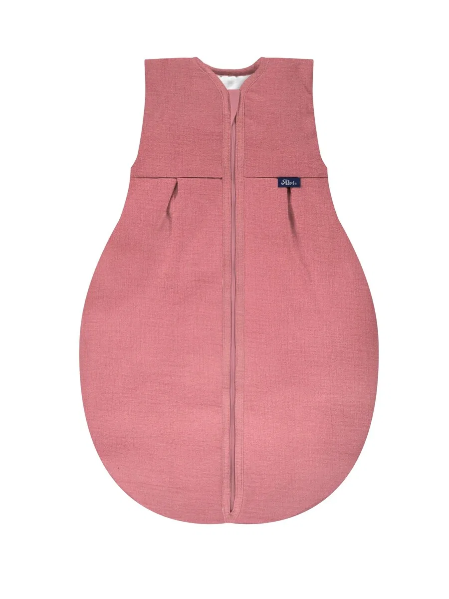 Спальный мешок ALVI 'Schlafsack 4-Season Mull-Schlafsack' розовый