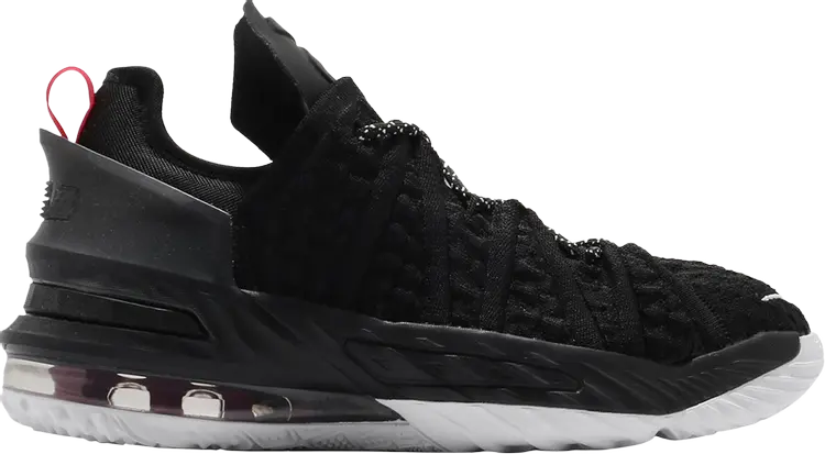 

Кроссовки Nike LeBron 18 GS 'Black University Red', черный