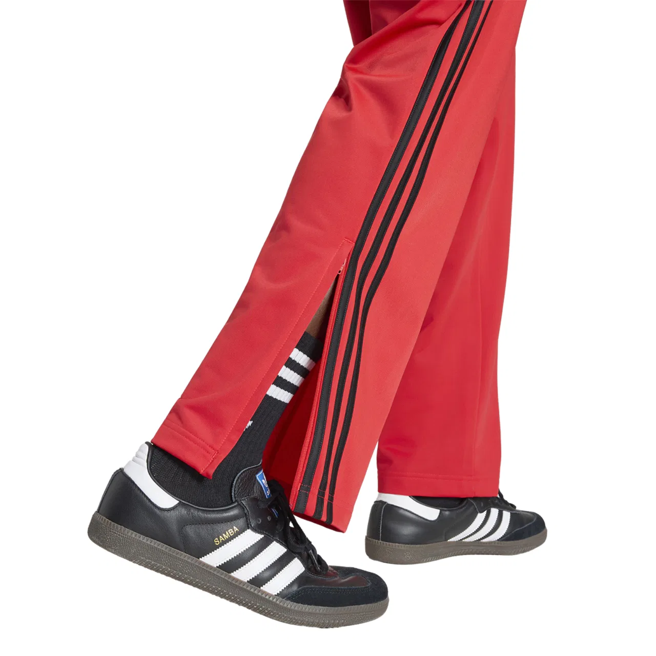 Мужские спортивные брюки Firebird Track Adidas, цвет Vivid Red — фото 4