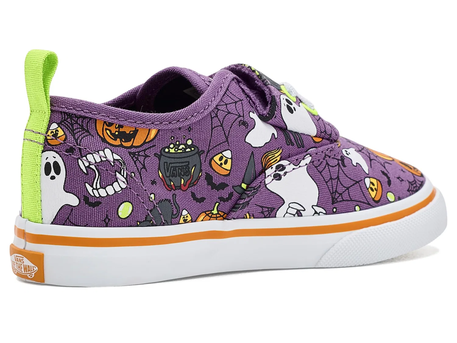 Кроссовки Authentic Elastic V (для малышей) Vans Kids, Halloween Multi — фото 4