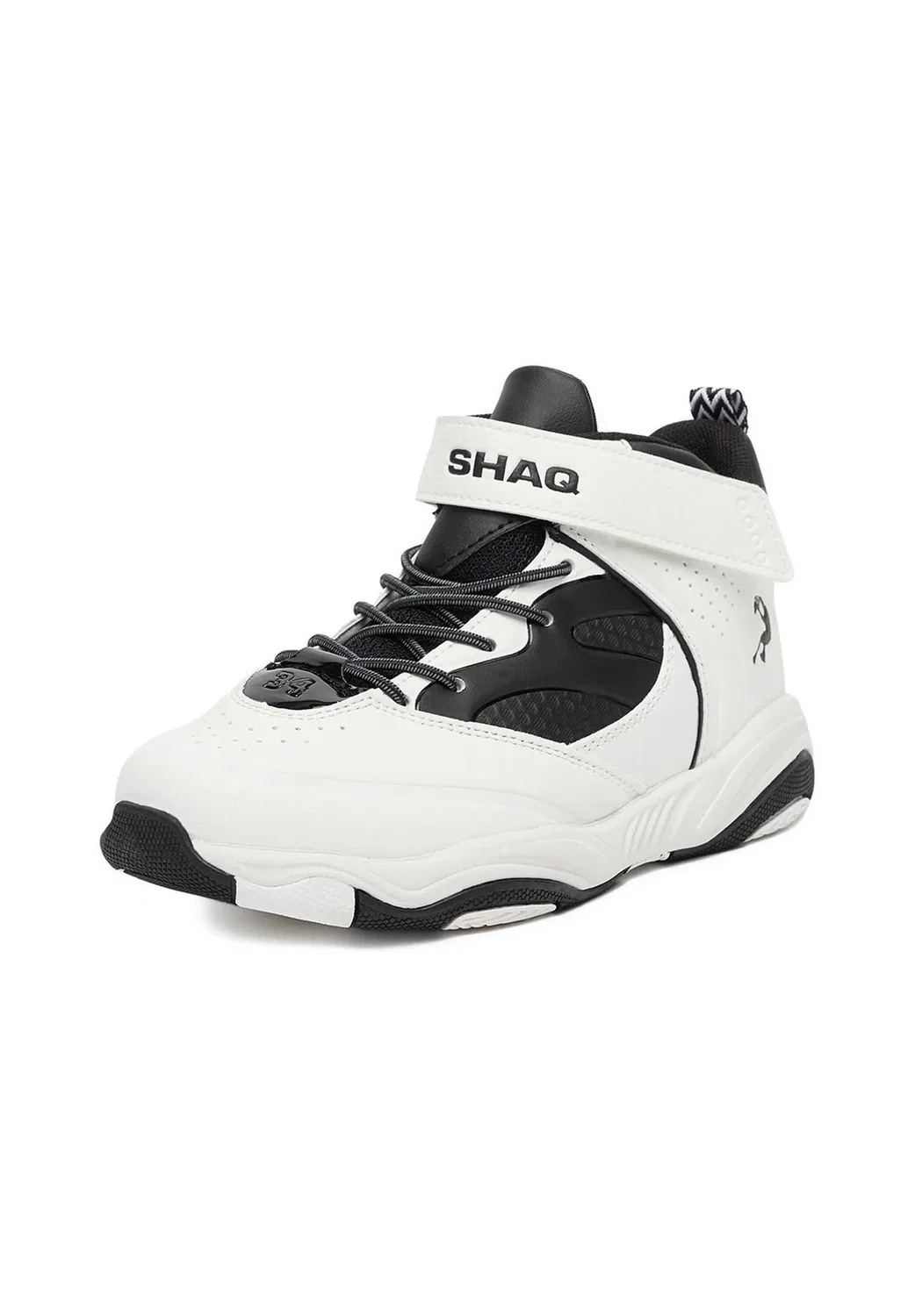 Баскетбольные кроссовки для мальчика ceo-spin move aq95001y - высокие кроссовки Shaq, White — фото 2