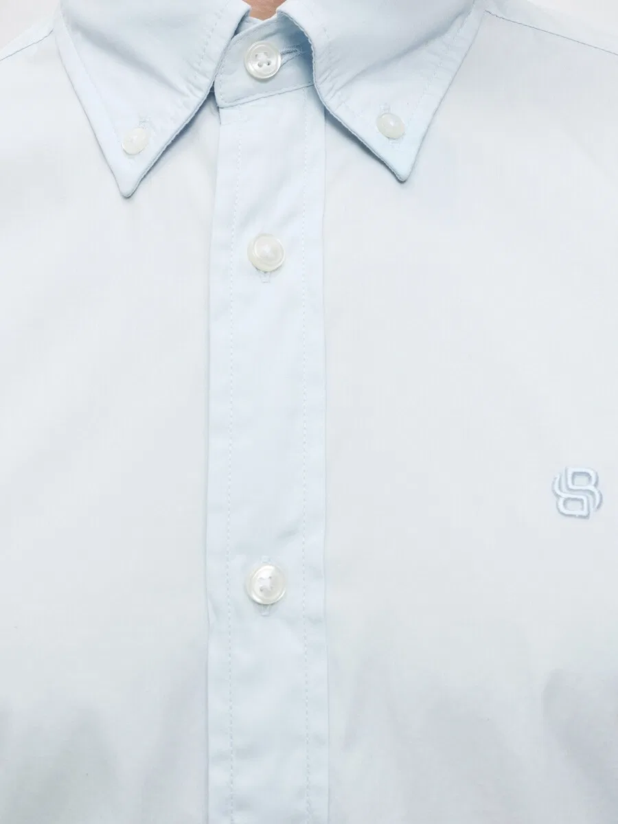 Рубашка BOSS Slim fit на пуговицах, цвет 'ROAN', пастельно-голубой — фото 2