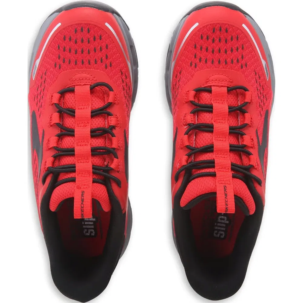 Детские слипоны Glide-Step Plus Skechers, Red/Black — фото 4
