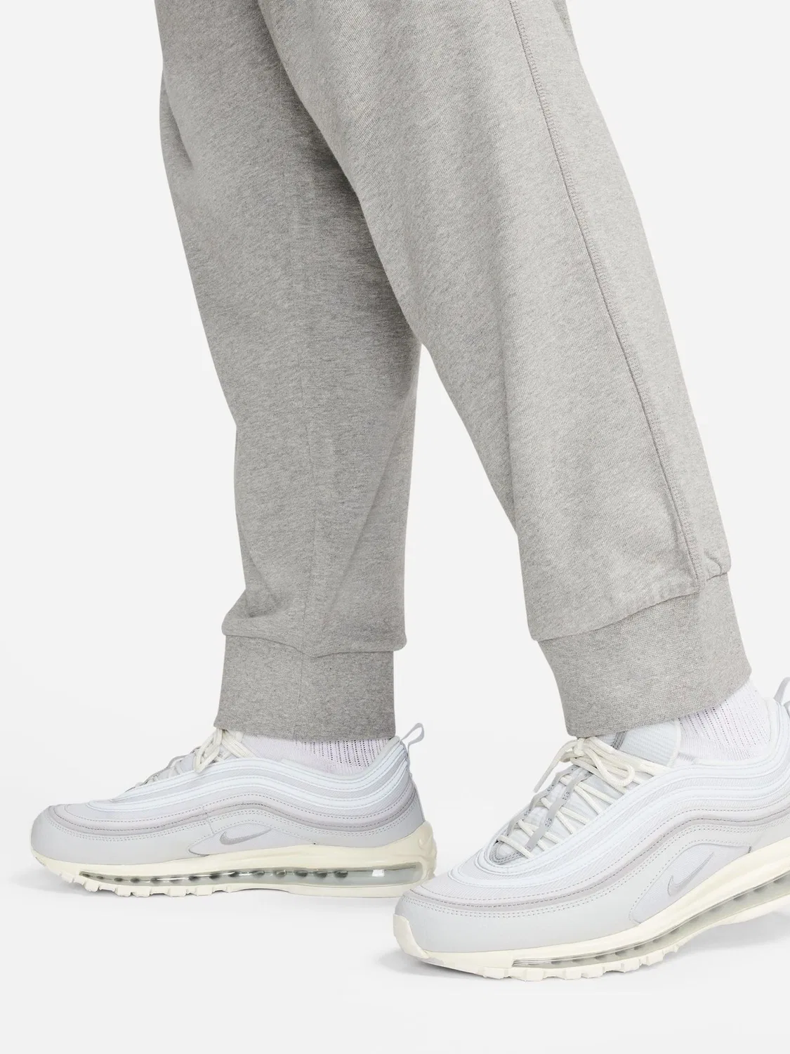 Джоггеры Nike Club из флиса, 100% хлопок, темно-серый — фото 4