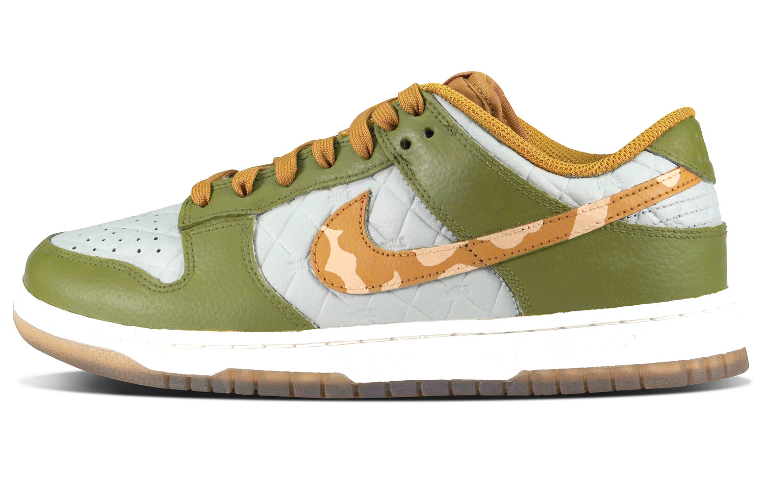 

Кроссовки Nike Dunk Skateboarding Shoes Women's Low-top Green/khaki, зеленый