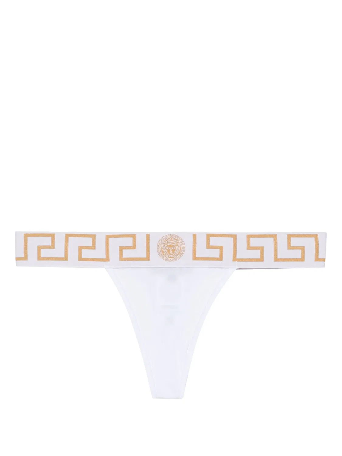 Трусы- thong Greca Border Versace, белый