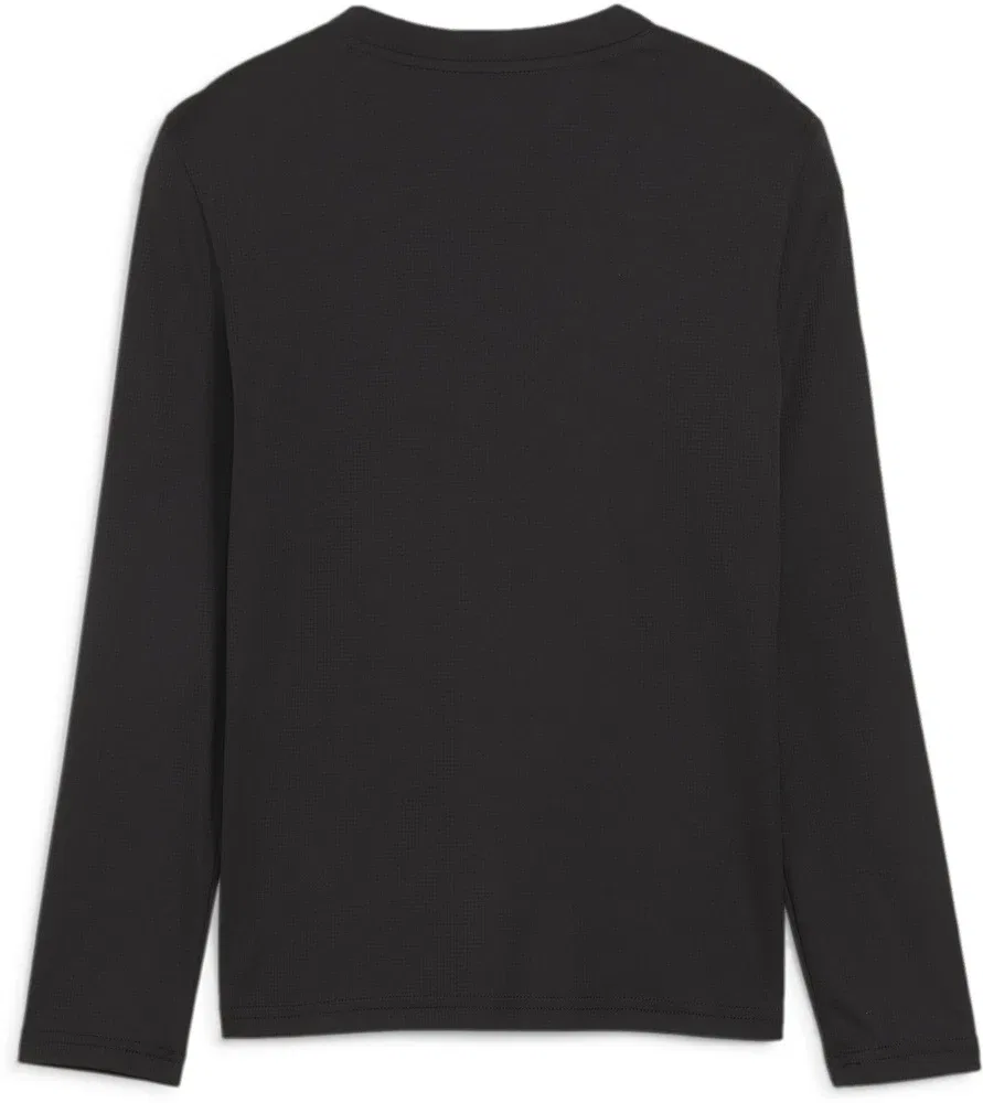 Лонгслив с длинным рукавом TeamGoal Baselayer Tee Longsleeve Jr. Puma, черный — фото 2