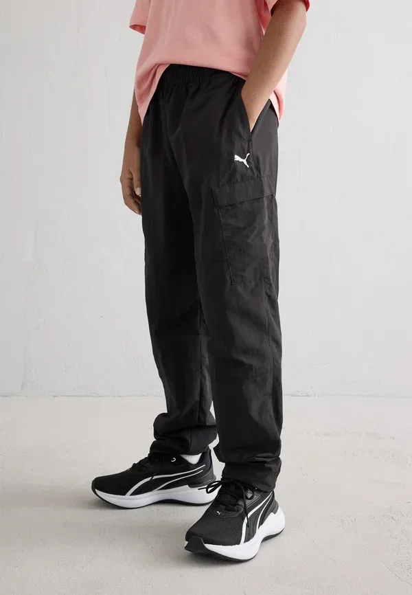 Брюки свободные Wardrobe ess relaxed cargo Puma, черный