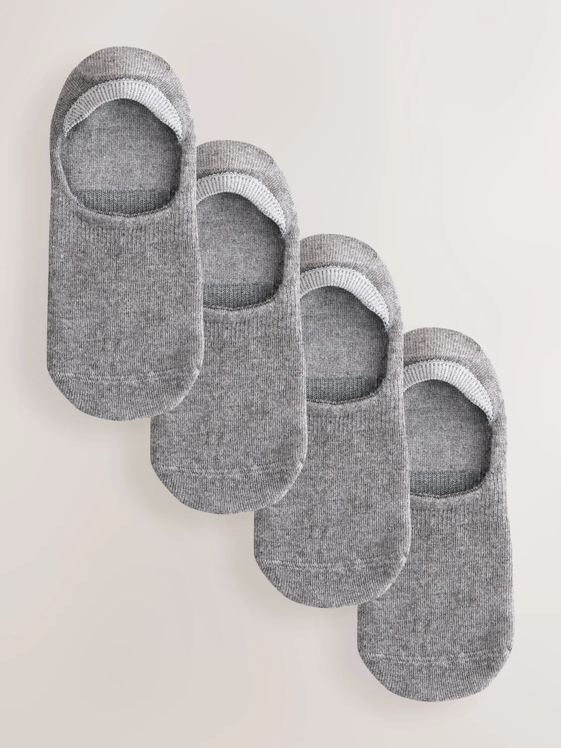 Носки невидимые, 4 пары, Grey Modal Next, серый