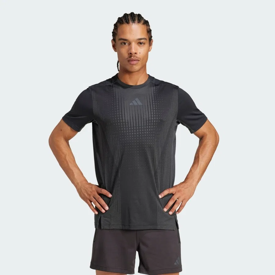 Спортивная футболка с технологией CLIMACOOL+ Airchill Performance JI8196 adidas, Черно-серый