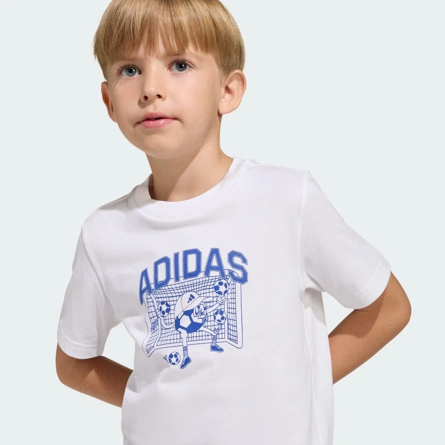 Футболка с длинным рукавом Sportswear KA2962 Football Graphic adidas, Белый — фото 4