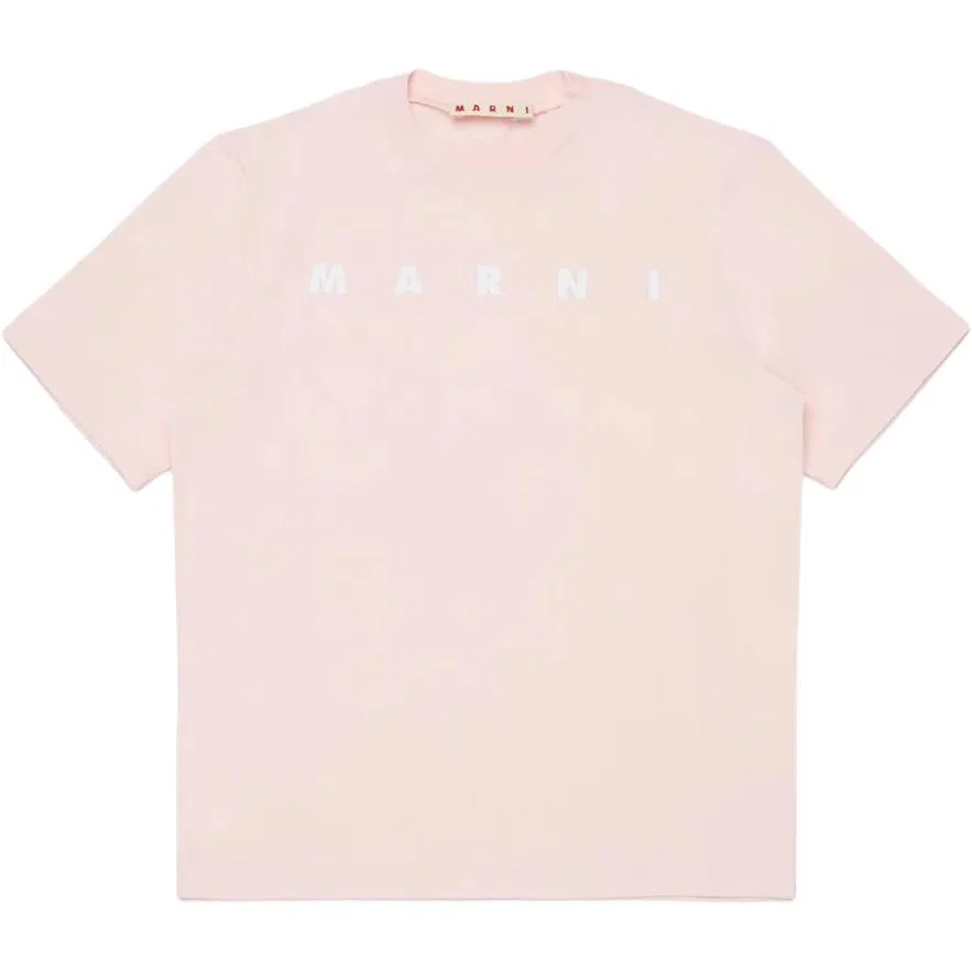 Детская футболка хлопковая MARNI, Pink