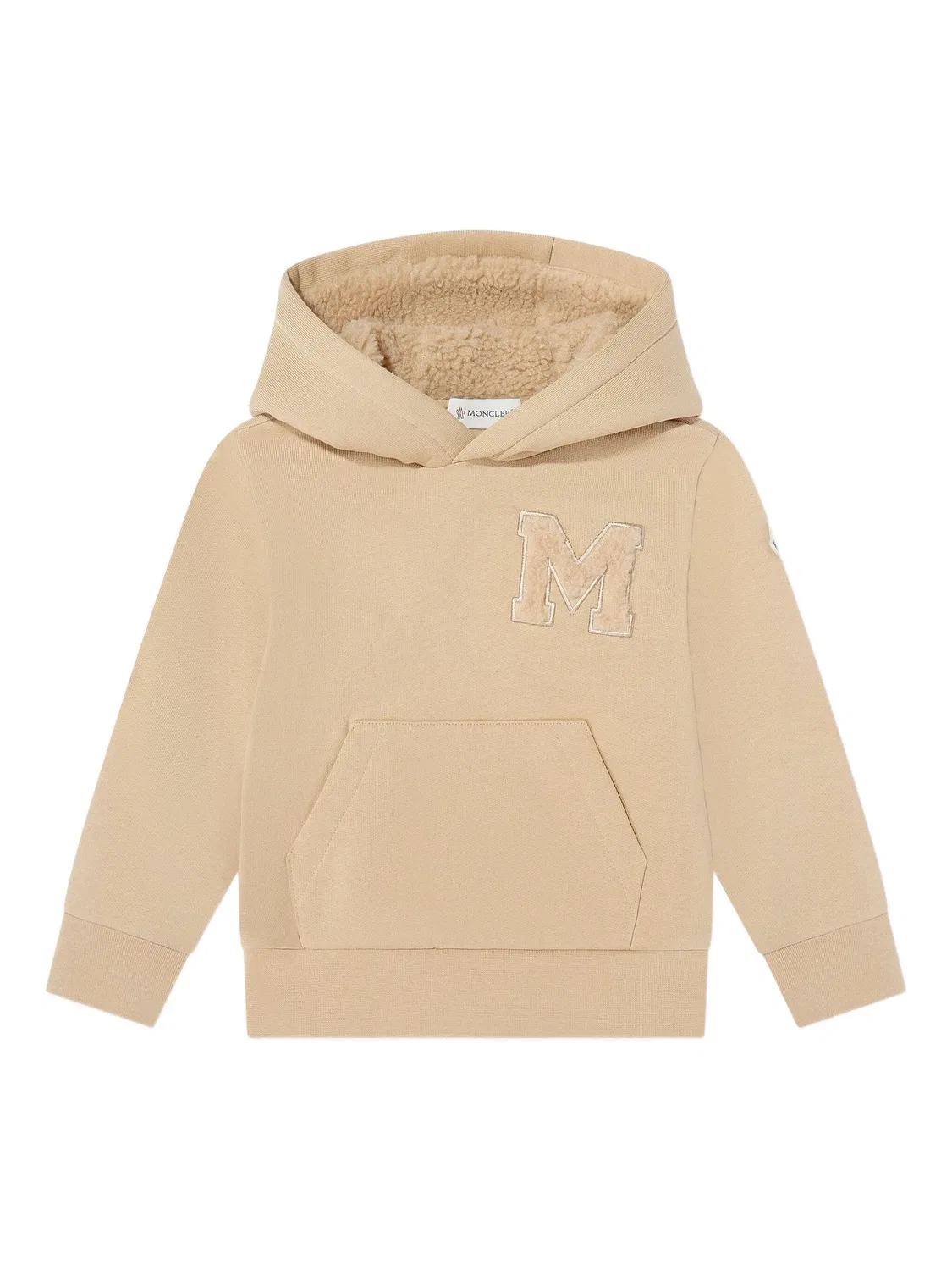 Худи с аппликацией Moncler, нейтральные