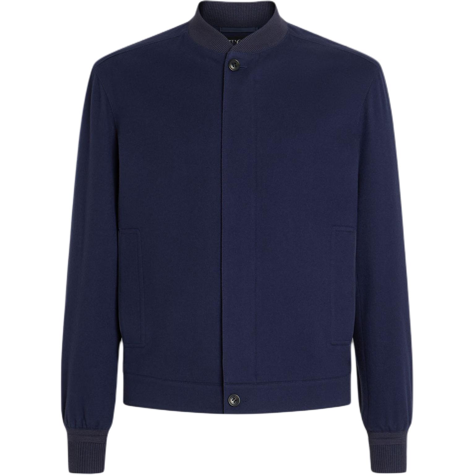 

Ermenegildo Zegna Бомбер из кашемира Zegna Oasi, Ink Blue