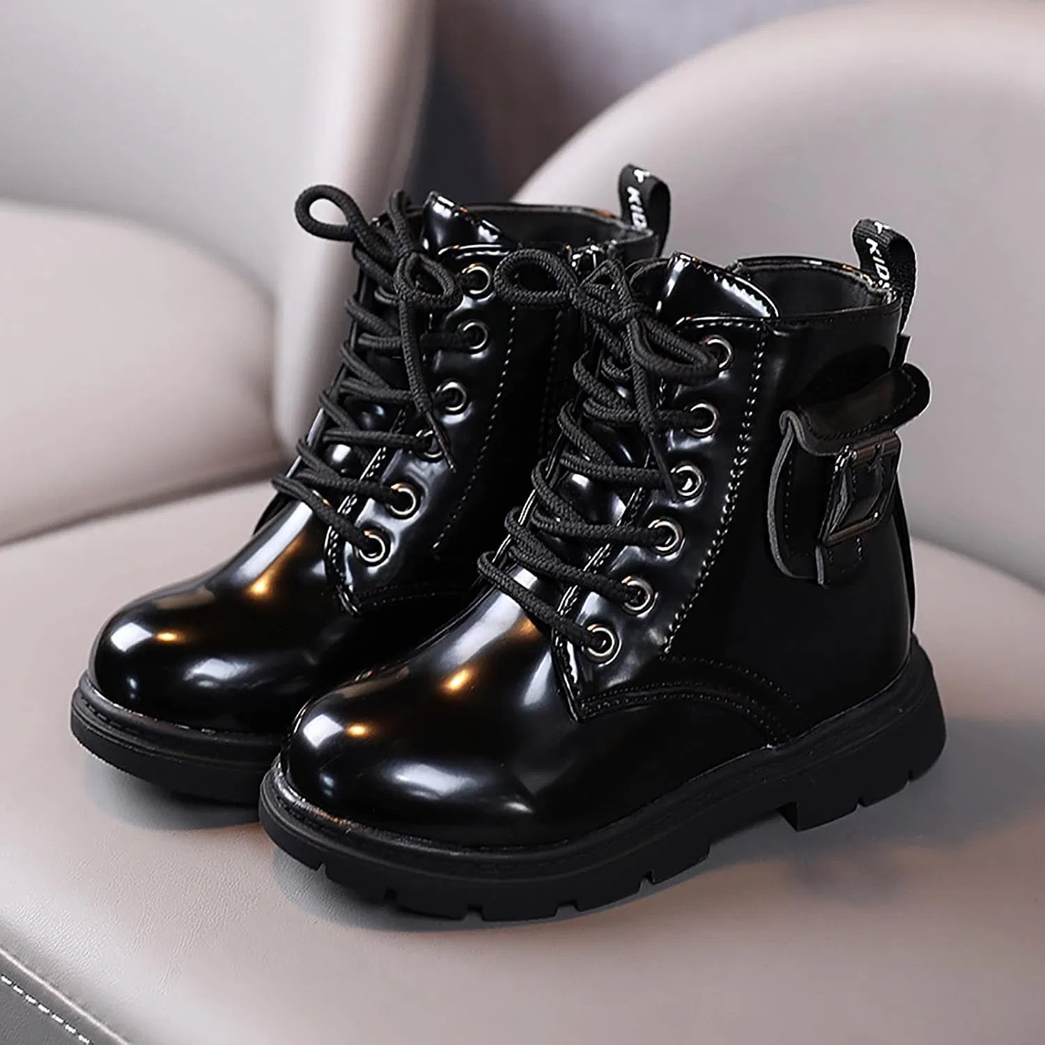 Детские ботинки на щиколотке с принтом Rein Boots Egmy — фото 3