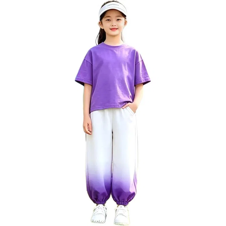 Детский спортивный комплект с принтом MADALLO, Purple Two-Piece Set