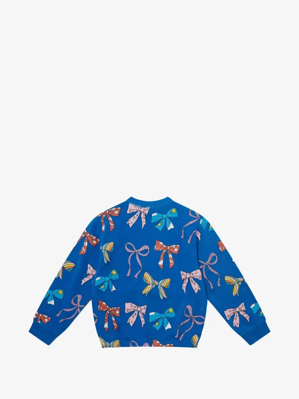 Свитшот с бантом Stella McCartney Kids, синий — фото 2