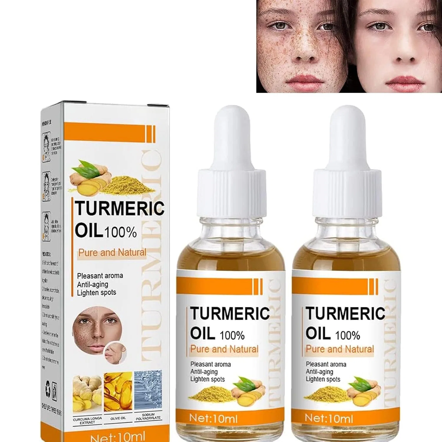Крем для лица Turmeric Repair Facial Essence, Lovelycat, 2 шт, 1 г