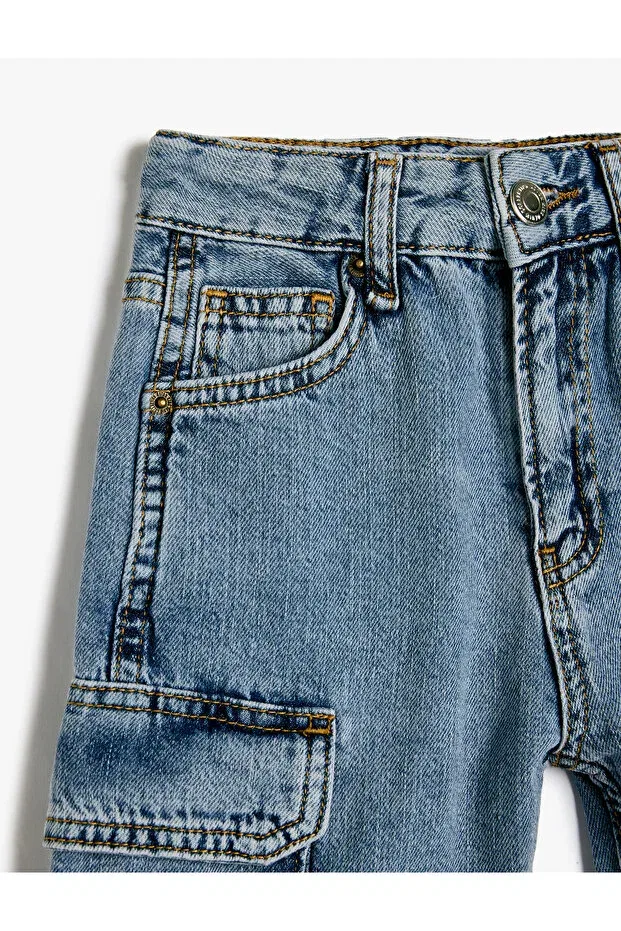 Детские шорты для мальчиков Oversize Denim Koton, Indigo — фото 4