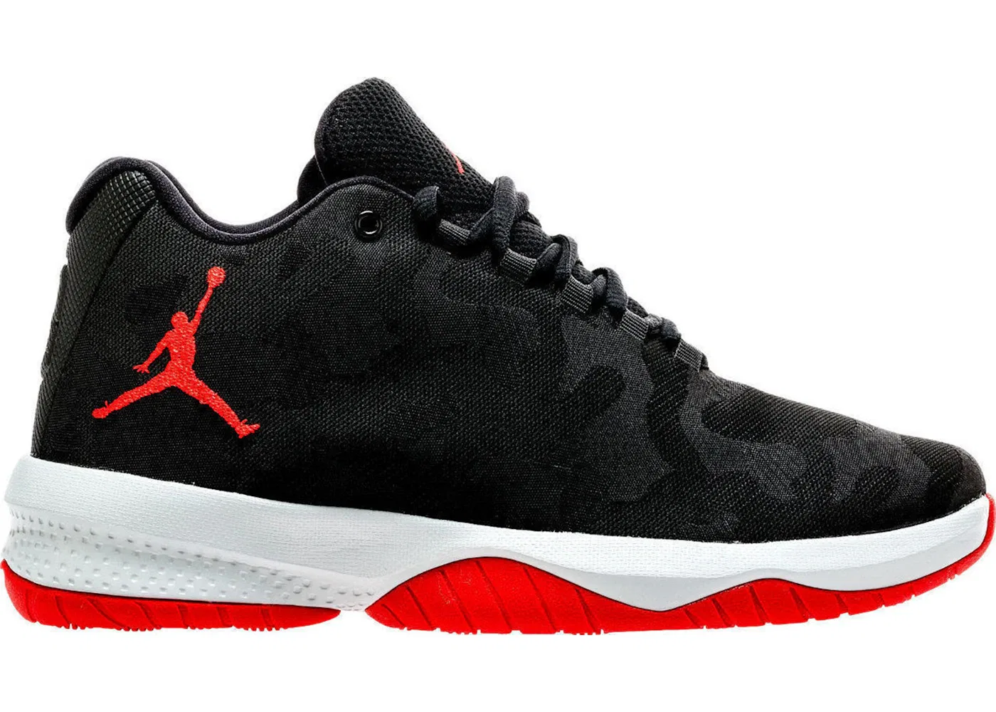 Детские кроссовки Lifestyle Jordan B Fly Jordan, Black University Red Wolf Grey