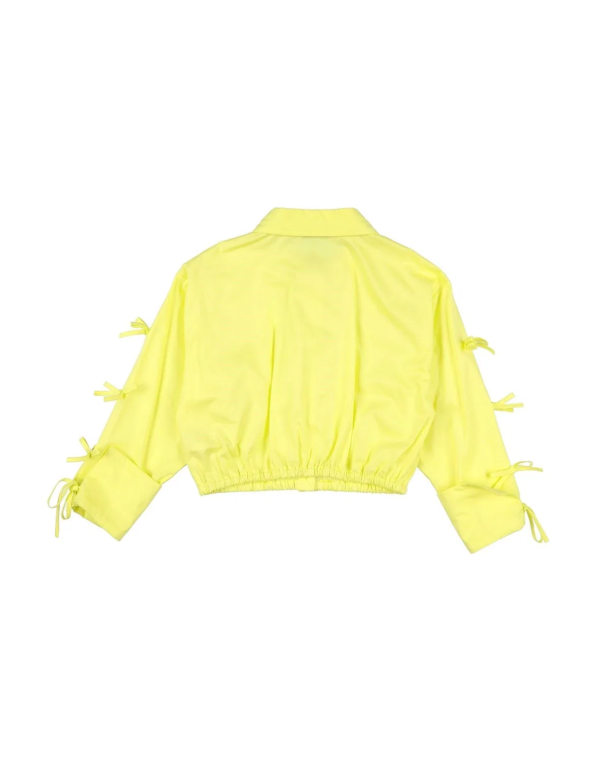Рубашка из поплина с аппликациями Msgm, салатовый — фото 2