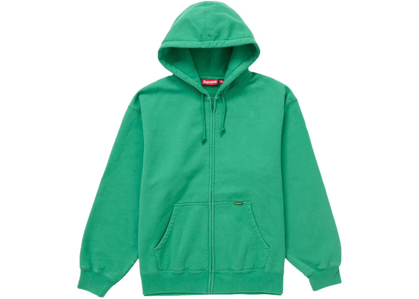 Мужская худи на молнии с капюшоном Supreme, Green