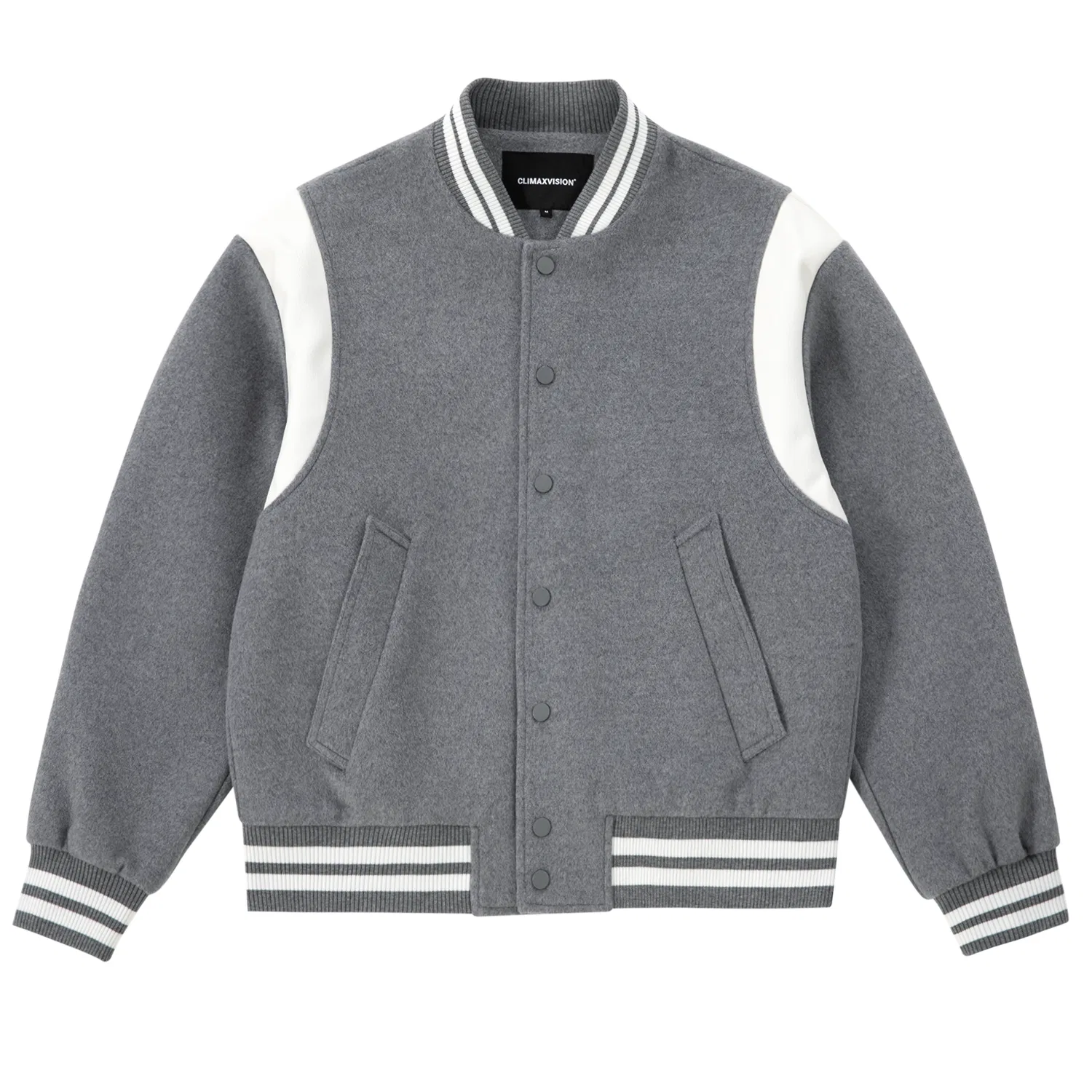 Детский бомбер Unisex Baseball Jacket CLIMAX VISION, Gray