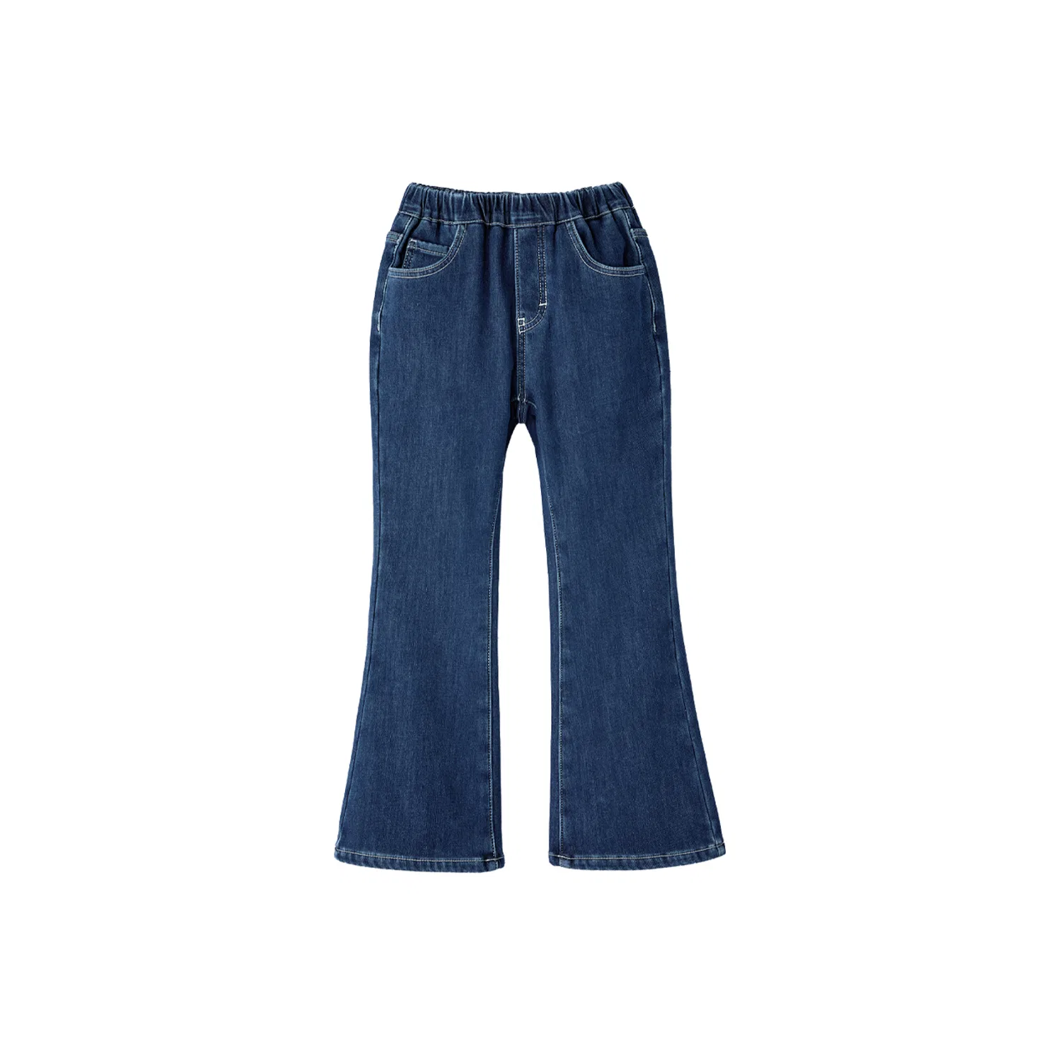 Детские джинсы для мальчиков с раздельными штанинами HLA, Dark Denim Blue B0 — фото 3