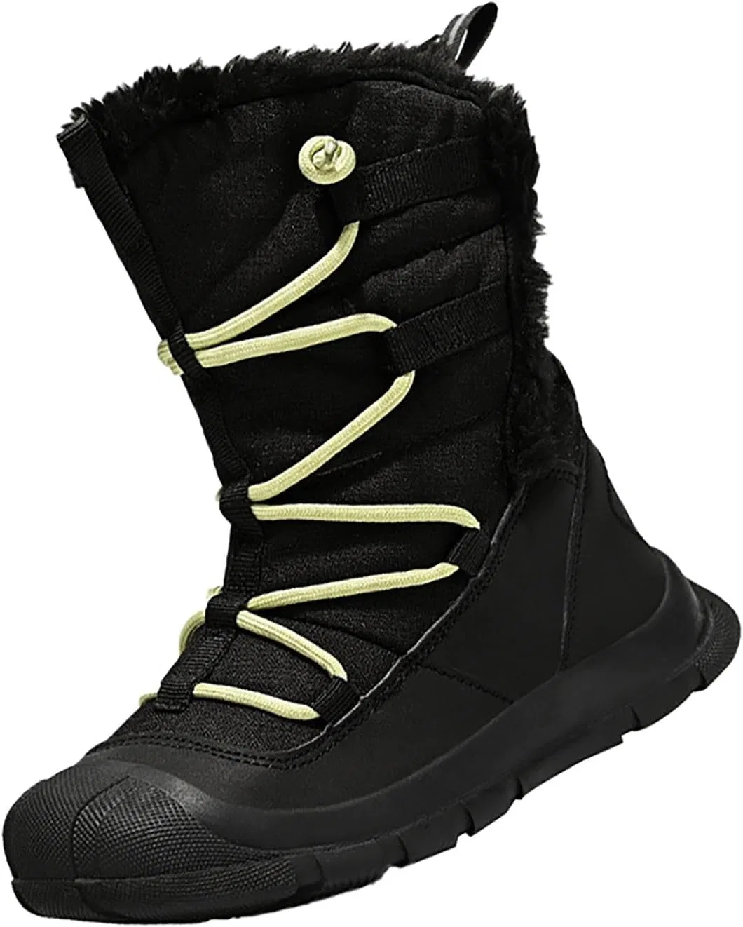 Детские зимние ботинки для мальчиков с принтом, модель Boys Winter Hiking Boots, Black
