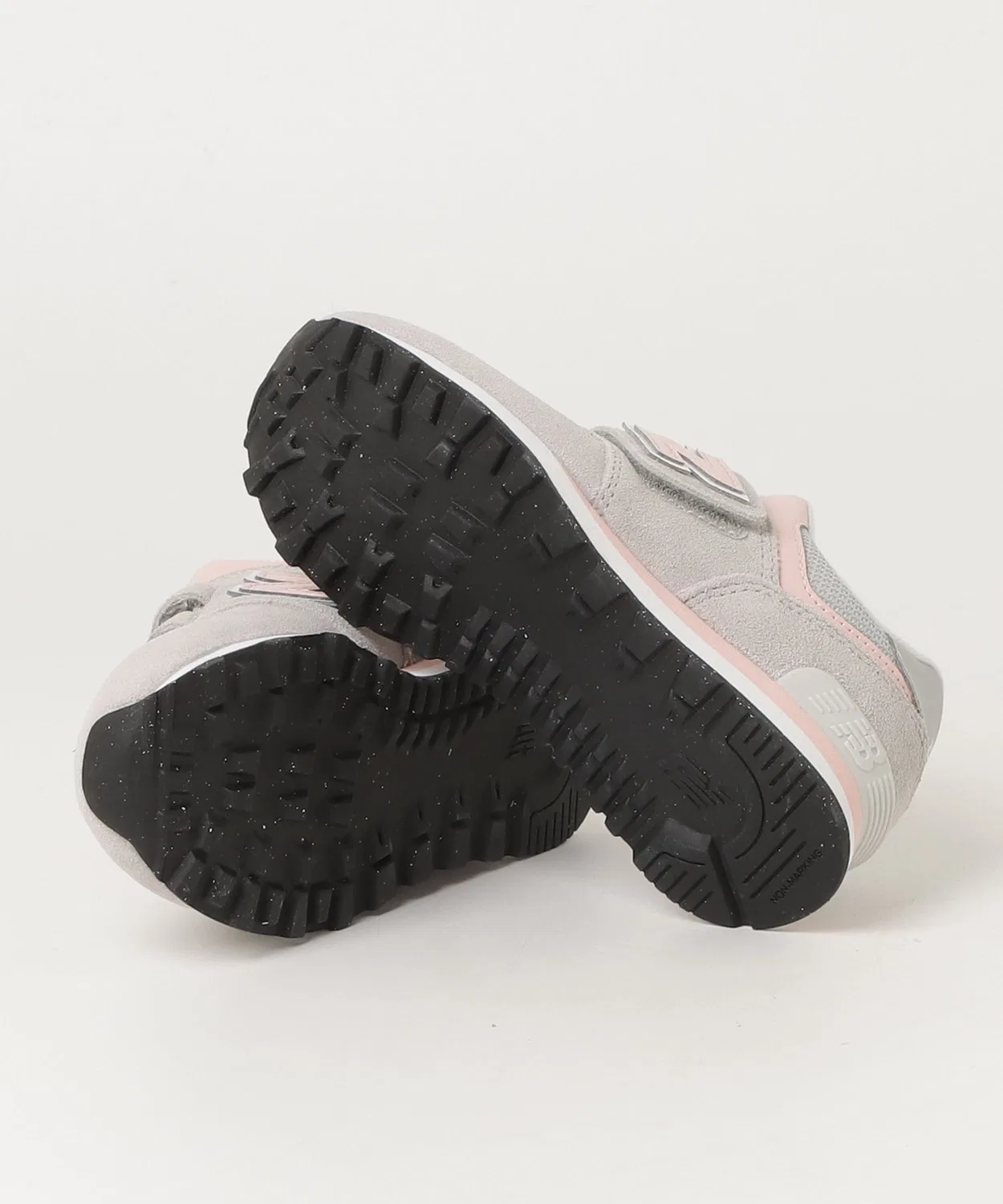 Детские кроссовки на липучках 574 Core Hook & Loop New Balance, Pink — фото 4