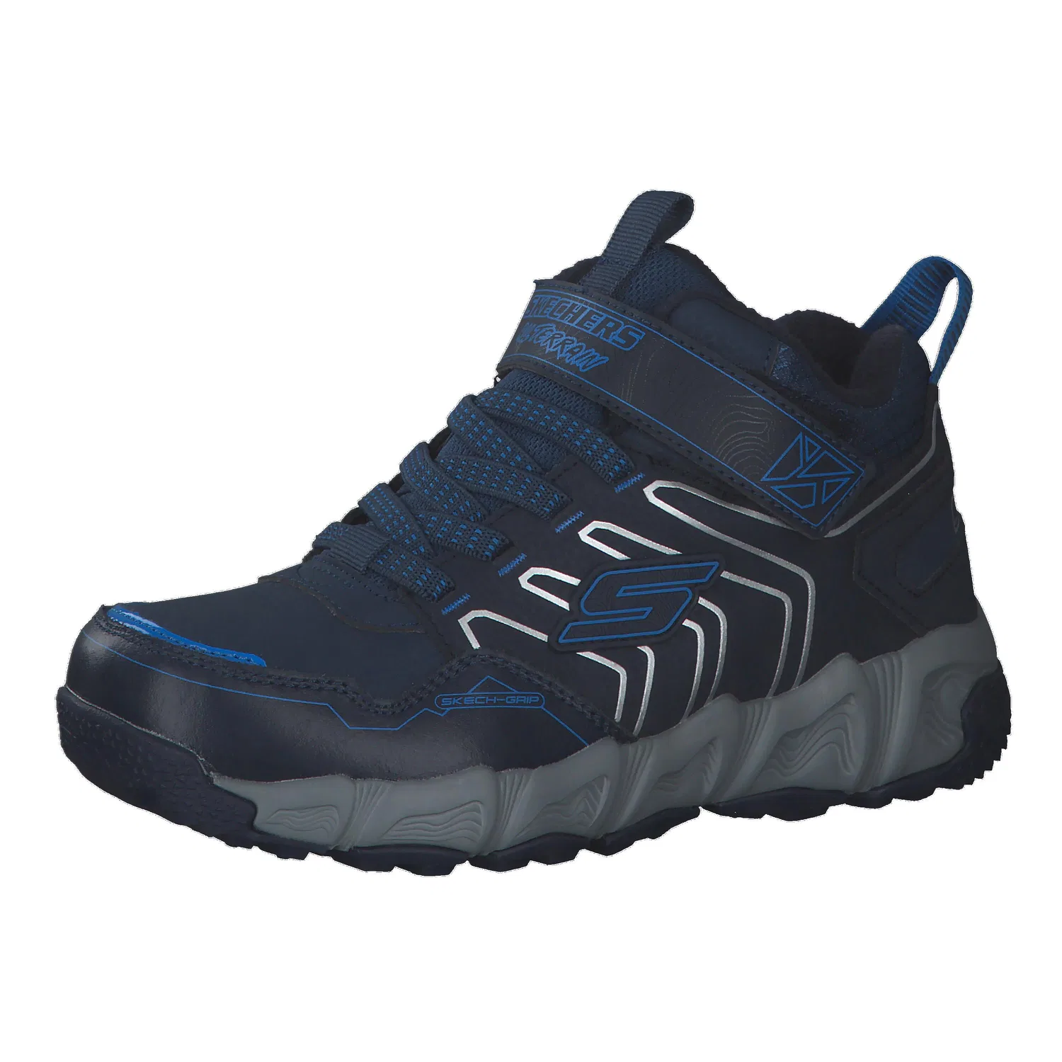 Детские кроссовки с водонепроницаемым верхом Velocitrek - Combex Skechers, Dunkelblau / Konigsblau