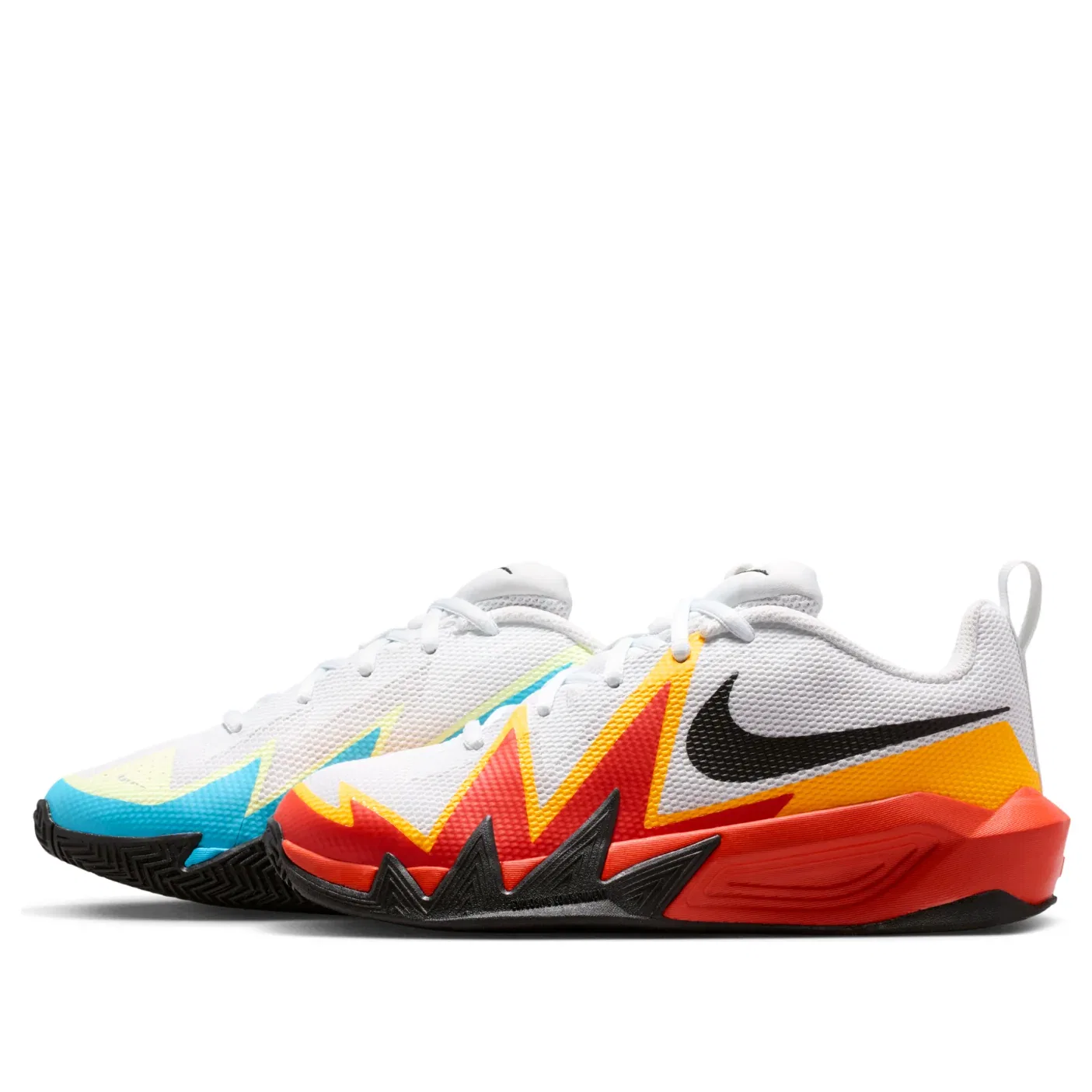 Детские кроссовки для баскетбола с шнуровкой S.T. Dynamite Nike, мультиколор