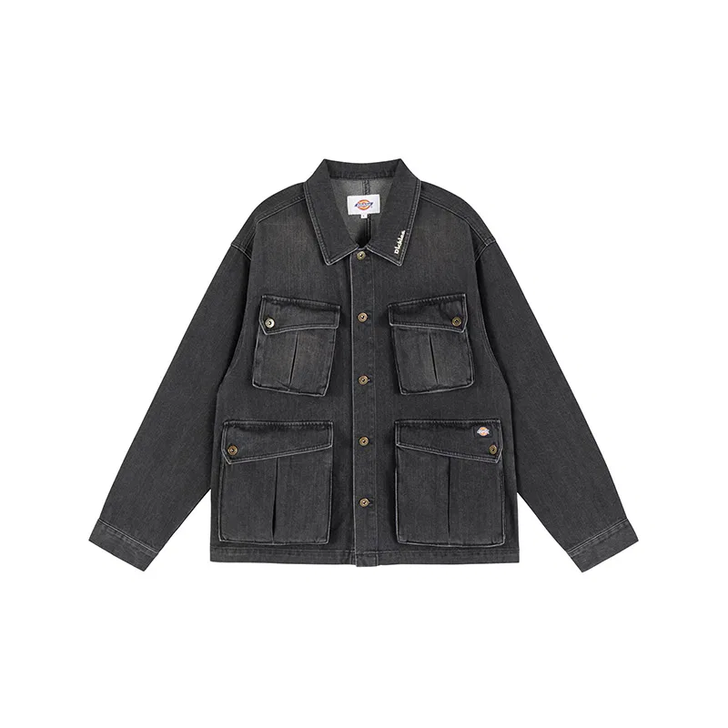 Детская куртка с воротником-лацканом Dickies, Dark Blue — фото 4