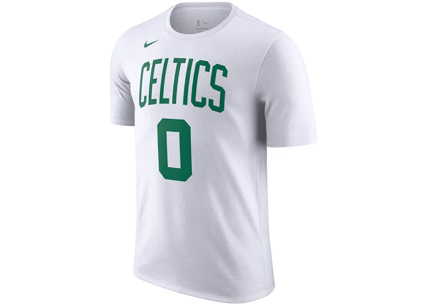 Мужская футболка с принтом Nike NBA Boston Celtics Jayson Tatum, White/Green