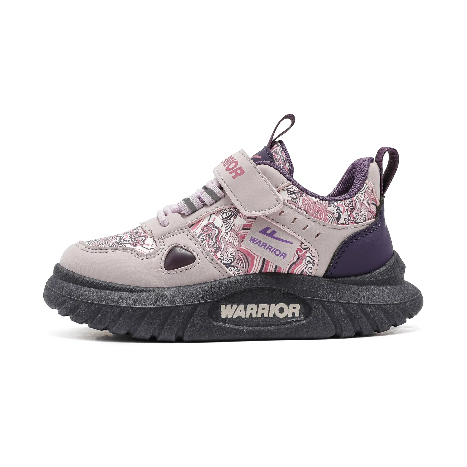 Детские кроссовки из экокожи Purple WARRIOR