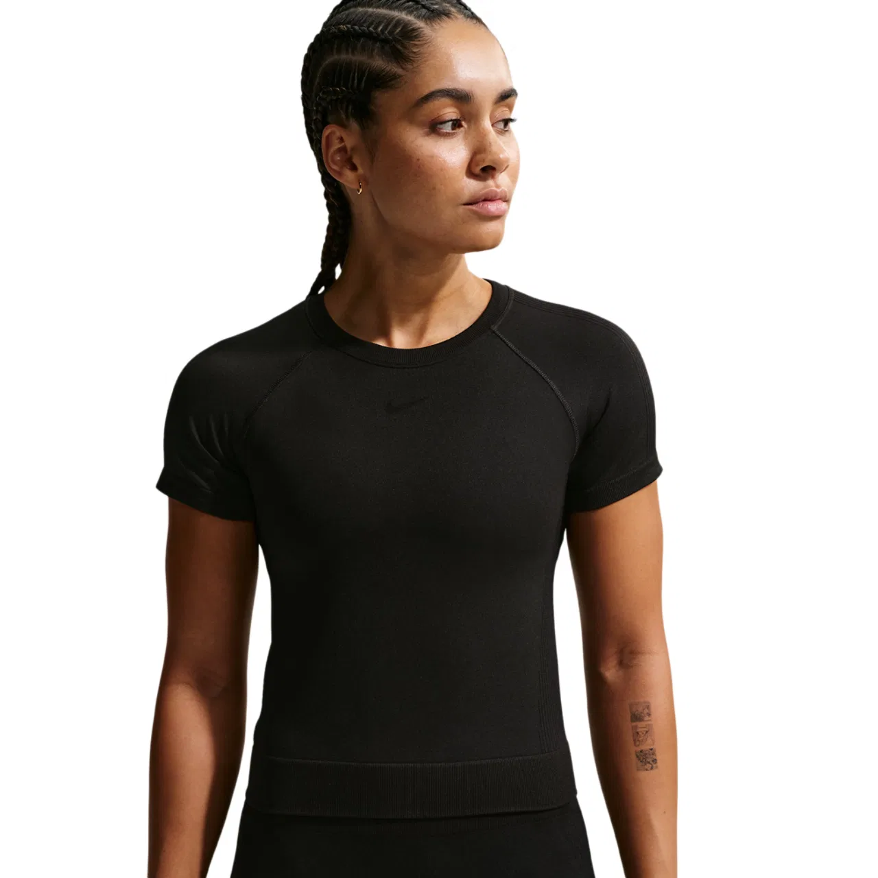 Женская футболка с длинным рукавом Nike Pro Dri-FIT Seamless SS Top, Black