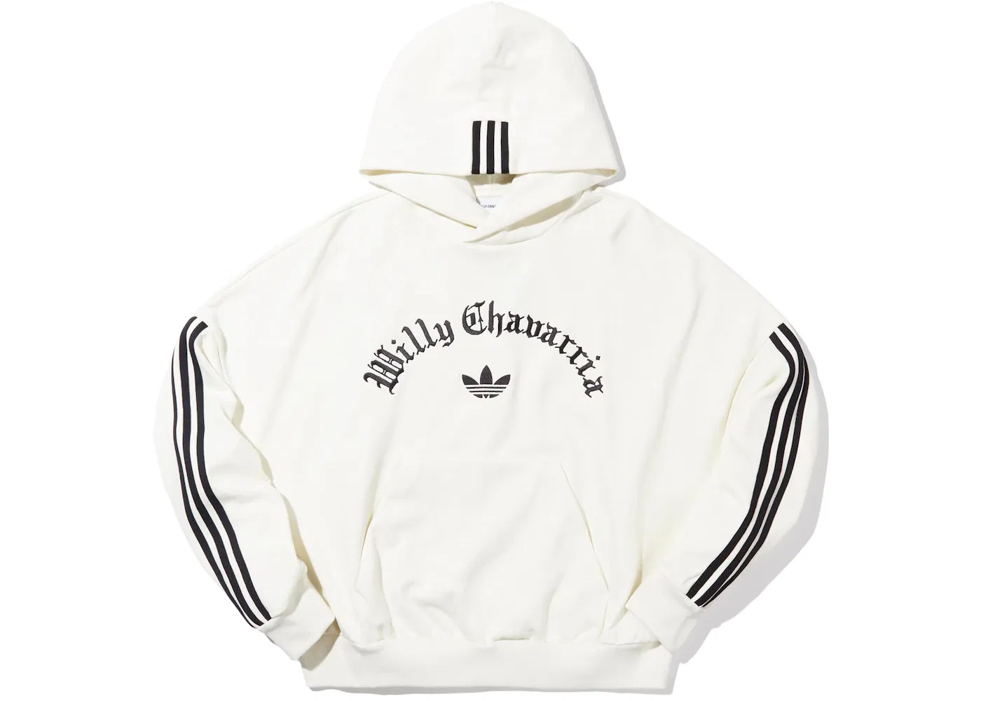Мужская худи с флисом Adidas x Willy Chavarria WC Fleece Hoodie, White/Black