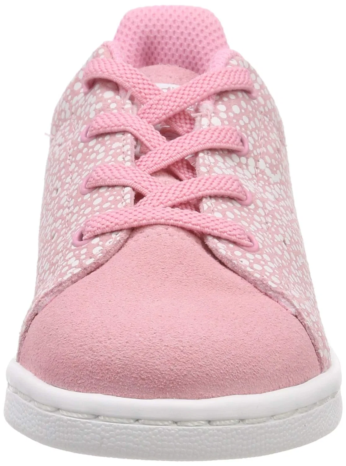Детские кроссовки на шнуровке adidas Stan Smith El, Light Pink Light Pink Ftwr White — фото 2