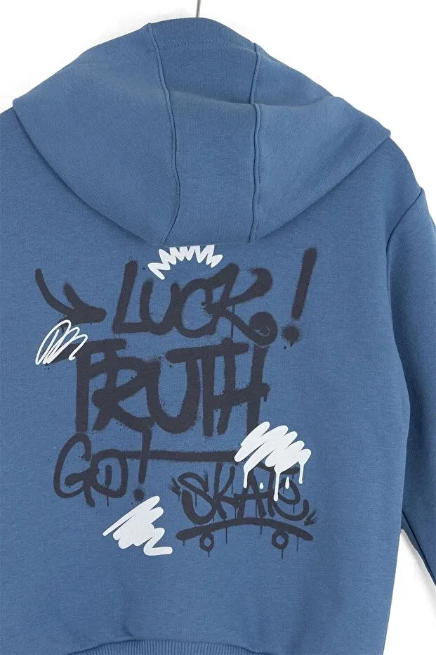 Детский кардиган для мальчиков на молнии Freedom Nk Kids, Blue — фото 4